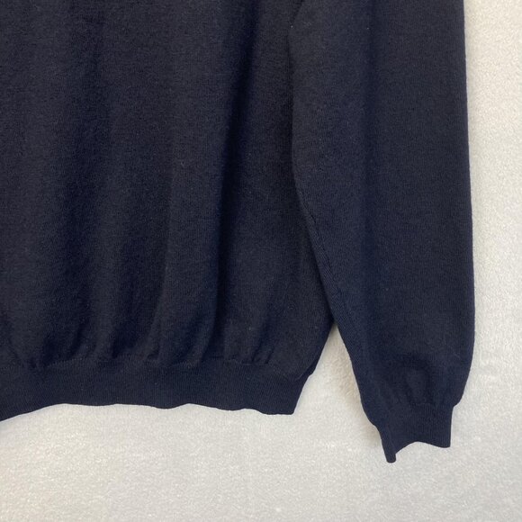 Brooks Brothers 346 Merino Wool Blend Sweater Mens Medium Crewneck Pullover Soft - Picture 14 of 15